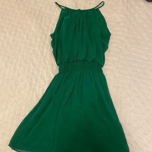 Sweet storm green dress- winched waist size small (juniors)